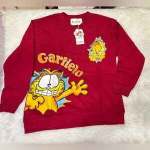 Red Garfield Sweatshirt
